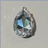 SWAROVSKI 16904 Rhinestone Pear in Loop Setting